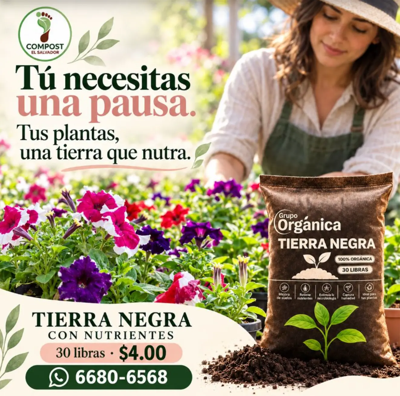 Tierra Negra con Nutrientes